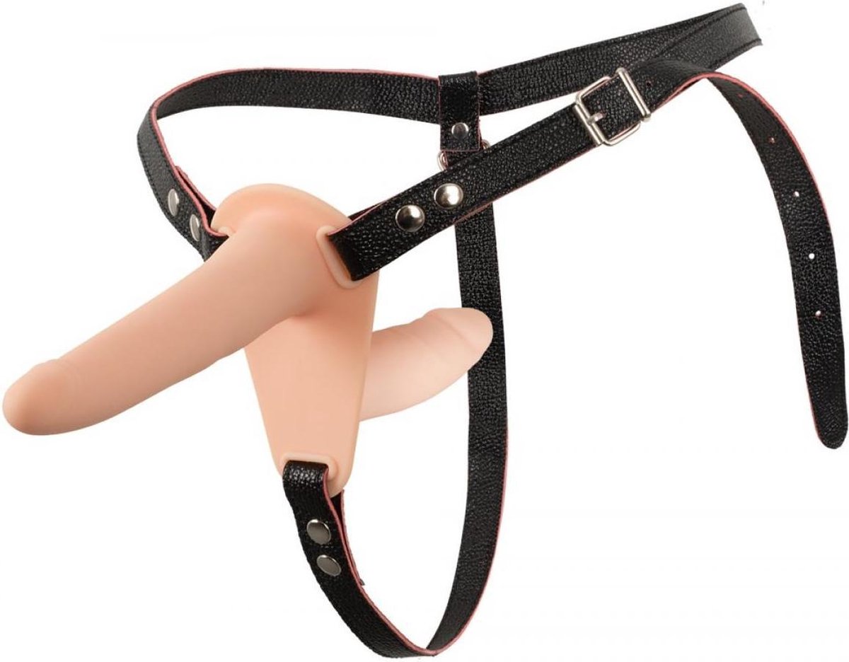 Goedkoopste Strap-On Met Dubbele Vibrerende Dildo