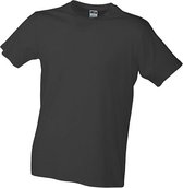 James and Nicholson Heren Slim Fit T-Shirt (Grafiet)