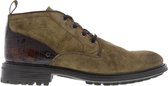 Grotesque | Triplex 5-a taupe suede vt boot - dk brown sole | Maat: 43