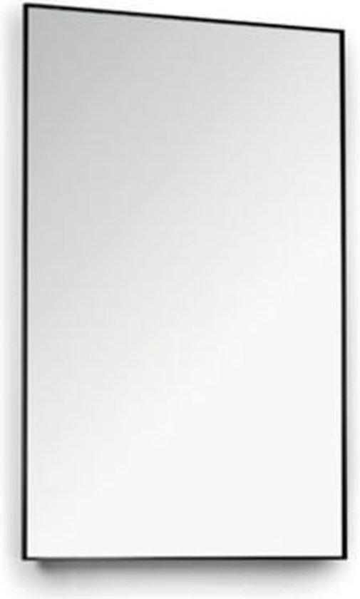 Goed doen spiritueel betaling Royal plaza Merlot spiegel 140 x 80 cm mat zwart | bol.com