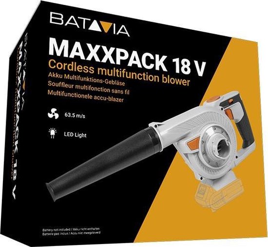 Bladblazer/Bladzuiger - cordless - 18V Maxxpack 7063096 Batavia