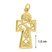 Blinx Jewels Vergulden Hanger Keltisch Kruis