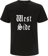 West Side Zwart heren t-shirt | cadeau | grappig | funny | maat 4XL