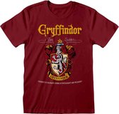 Harry Potter Gryffindor t-shirt rood heren