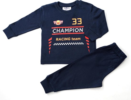 Fun2Wear - Pyjama Champion - Navy Blauw - Maat 80 - Jongens, Meisjes