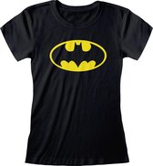 DC Comics Batman Dames Tshirt -XL- Logo Zwart
