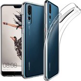 Silicone hoesje transparant Geschikt voor: Huawei P20 pro