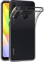 Silicone hoesje transparant Geschikt voor: Huawei Y6P