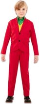 Witbaard Kostuum Carnaval Jongens Polyester Rood 5-6 Jaar