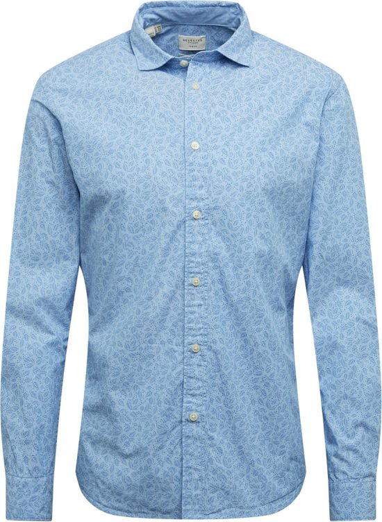 Selected Homme overhemd shirt noos Lichtblauw-M | bol.com