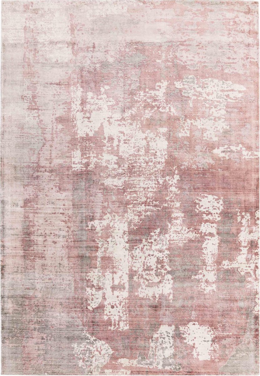 Eazy Living Easy Living - Gatsby-blush Vloerkleed - Rechthoek - Laagpolig Tapijt - Landelijk - Grijs, Roze, foto 2