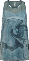 Only Training Singlet dames hardloopshirt petrol