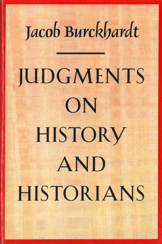 Judgments on History and Historians - cover
