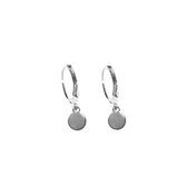 little coin earrings - zilver