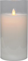 Peha Led-kaars In Kaarshouder 25 Cm Glas Wit/transparant