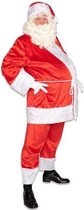 Witbaard Kostuum Kerstman Heren Katoen/fluweel Rood/wit Maat Xl