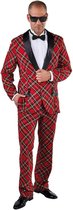 Landen Thema Kostuum | Schotse Hooglander Gala Smoking | Man | XXL | Carnaval kostuum | Verkleedkleding - Rood
