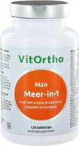 VitOrtho Meer-in-1 Man - 120 tabletten