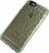 Apple iPhone 6 Plus / 6s Plus - Silicone transparante soft hoesje Emma groen - Geschikt voor