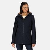 Bergonia II Waterdichte Soleerde Regenjas met Capuchon - Outdoorjas - Vrouwen - Marineblauw