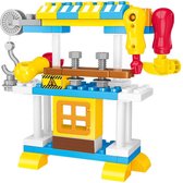 Luna Blocks bouwset werkbank junior 50-delig