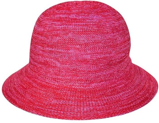 Dames Zonnehoed Bucket Hat - Lizzie by House of Ord - UPF50+ - Maat: 58cm verstelbaar - Kleur: Raspberry