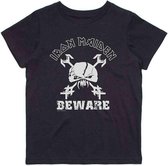 Iron Maiden Kinder Tshirt -Kids tm 14 jaar- Beware Zwart