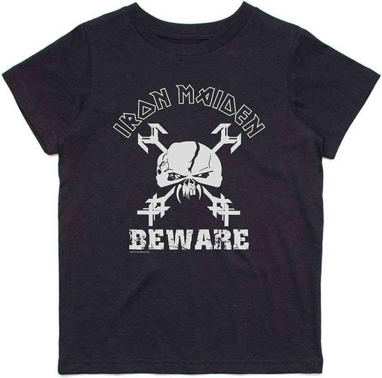 Iron Maiden - Beware Kinder T-shirt - Kids tm 14 jaar - Zwart
