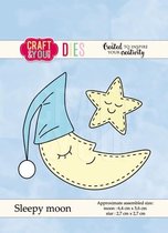 CW049 cutting dies Sleepy moon - moon 6