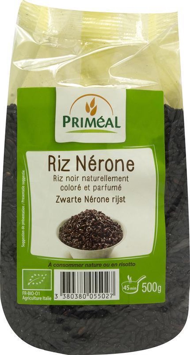 Primeal Zwarte Nerone rijst 500 gram