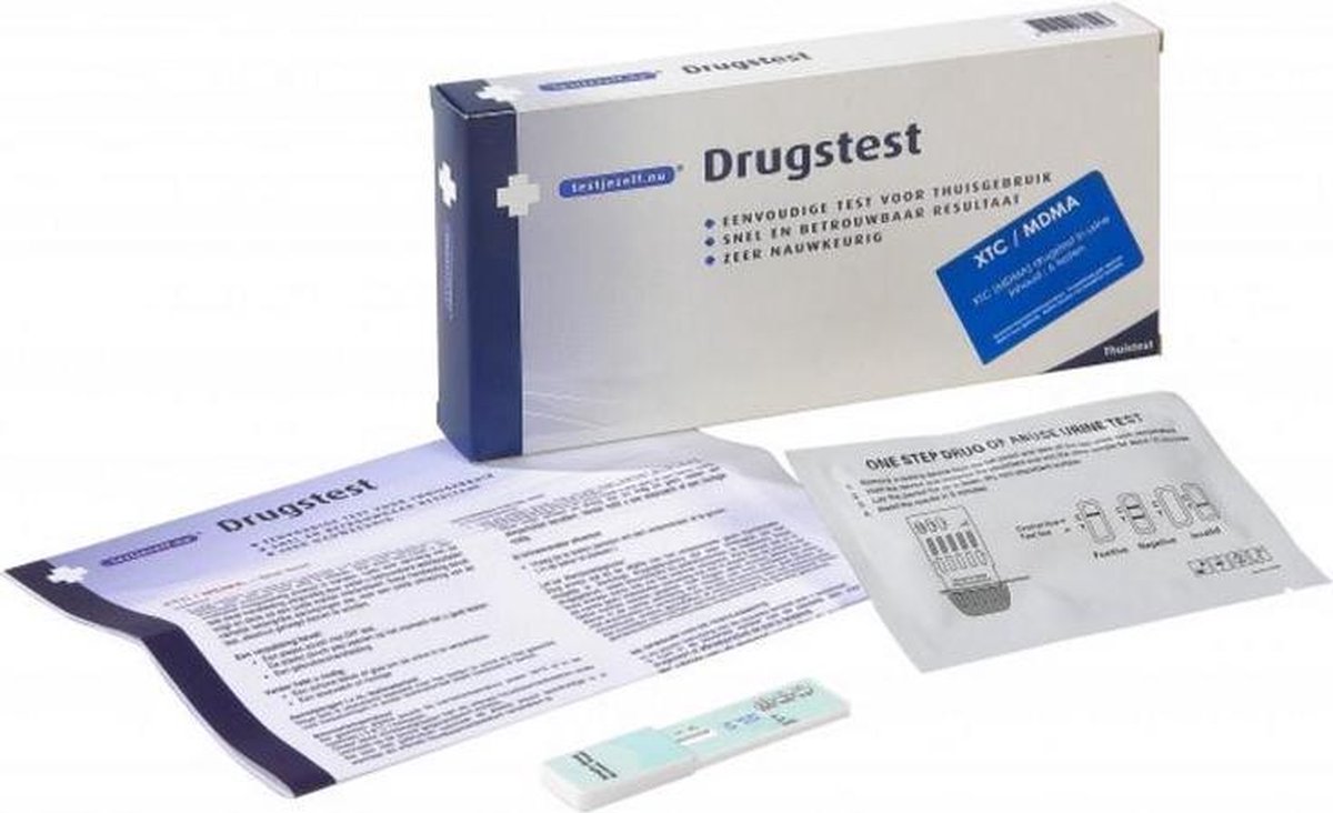 Goedkoopste Testjezelf.nu - XTC MDMA - 1 stuk - Drugstest
