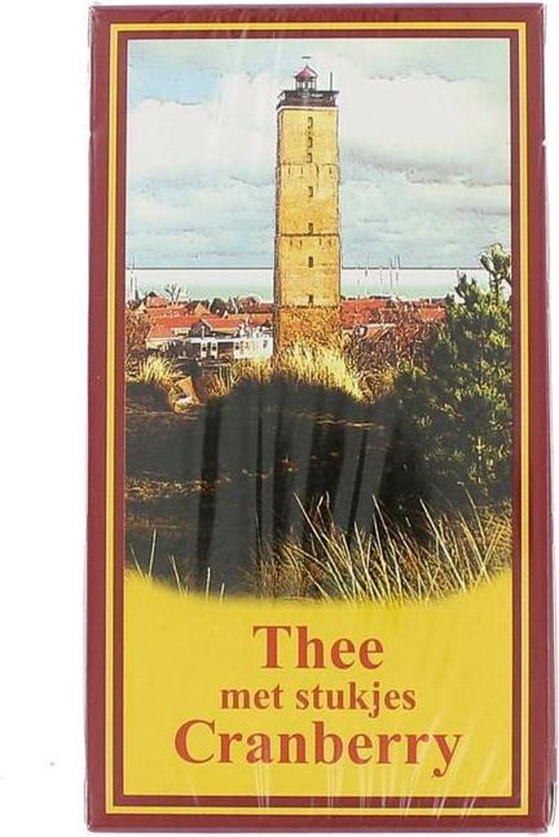 Terschellinger Terschelling cranberry thee 20 zakjes