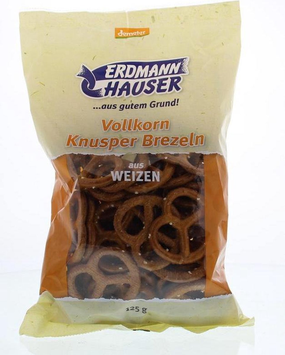Erdmann Hauser Zoute krakelingen demeter 125 gram