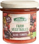 Allos Farm vegetables tomaat & olijf bio (135g)