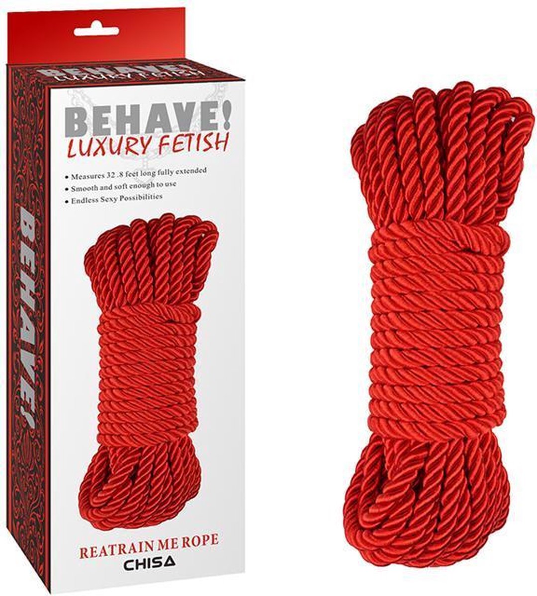 Goedkoopste Behave! - Restrain Me - Bondagetouw - 10 Meter - Rood