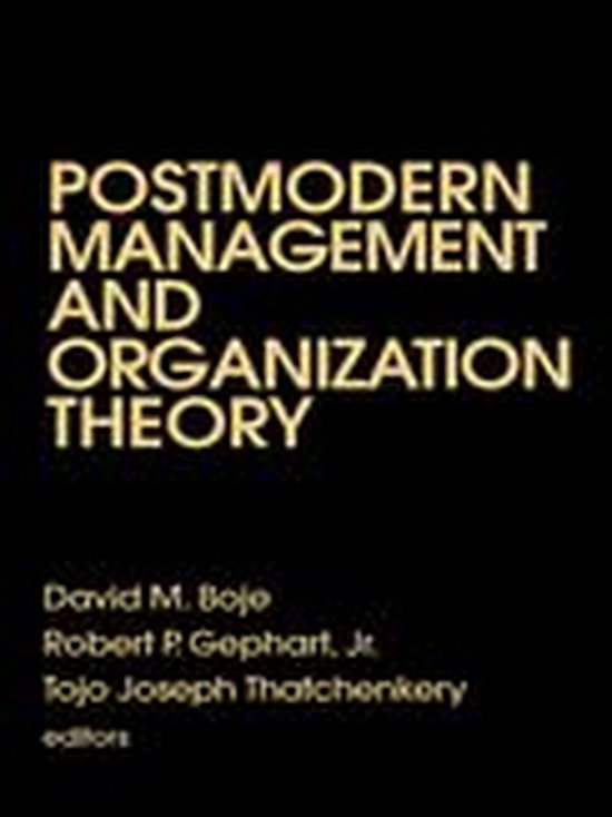 Postmodern Management and Organization Theory - cover
