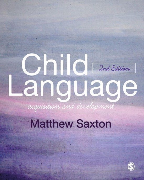 Child Language - cover