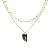 Ketting Wisdom Tooth - Zwart