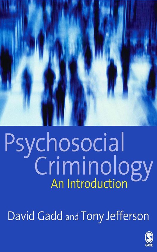 Psychosocial Criminology - cover