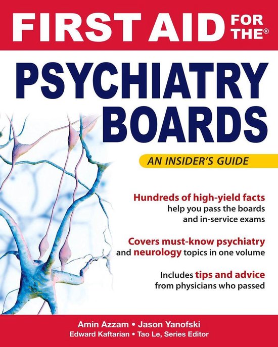 First Aid for the Psychiatry Boards - cover