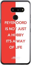 LG G8 ThinQ Hoesje Transparant TPU Case - Feyenoord - Way of life