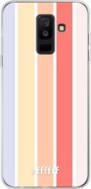 Samsung Galaxy A6 Plus (2018) Hoesje Transparant TPU Case - Vertical Pastel Party #ffffff