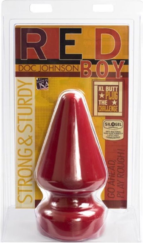 Red Boy - The Challenge Butt Plug - Extra Large - Butt Plugs & Anal Dildos  - Doc... | bol.com