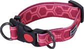 RukkaPets - Hondenhalsband van Gerecycled Materiaal - Roze - Large