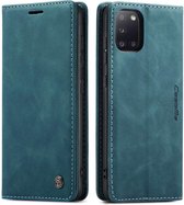 Portemonnee Hoesje Samsung Galaxy A31 | Retro Wallet Case | CASEME | Blauw