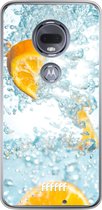 Motorola Moto G7 Hoesje Transparant TPU Case - Lemon Fresh #ffffff