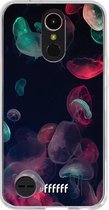 LG K10 (2017) Hoesje Transparant TPU Case - Jellyfish Bloom #ffffff