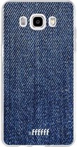 Samsung Galaxy J5 (2016) Hoesje Transparant TPU Case - Denim #ffffff