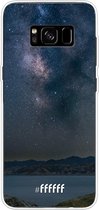 Samsung Galaxy S8 Plus Hoesje Transparant TPU Case - Landscape Milky Way #ffffff