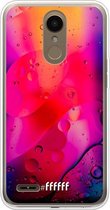 LG K10 (2018) Hoesje Transparant TPU Case - Colour Bokeh #ffffff